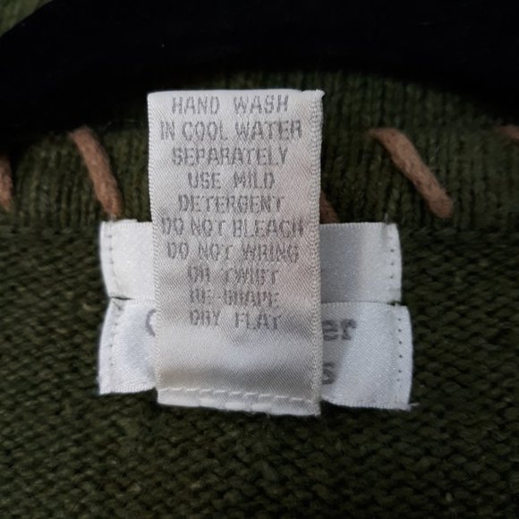 Christopher & Banks Sweater Women's Large GUC Wool Blend Fall Hand Embroidered - Picture 5 of 6